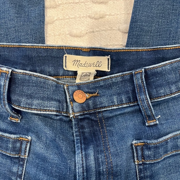 Madewell Emmett Wide-Leg Jeans Patch Pocket Nighthawk Wash Size 32 - Picture 8 of 12
